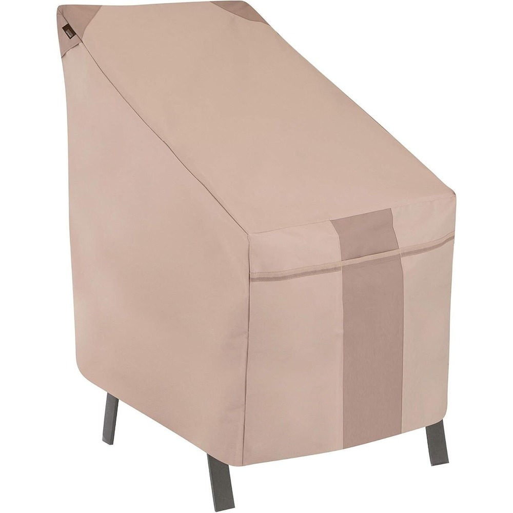 Modern Leisure Monterey High Back Patio Chair Cover 25.5" x 35.5"‎ x 34" - Beige
